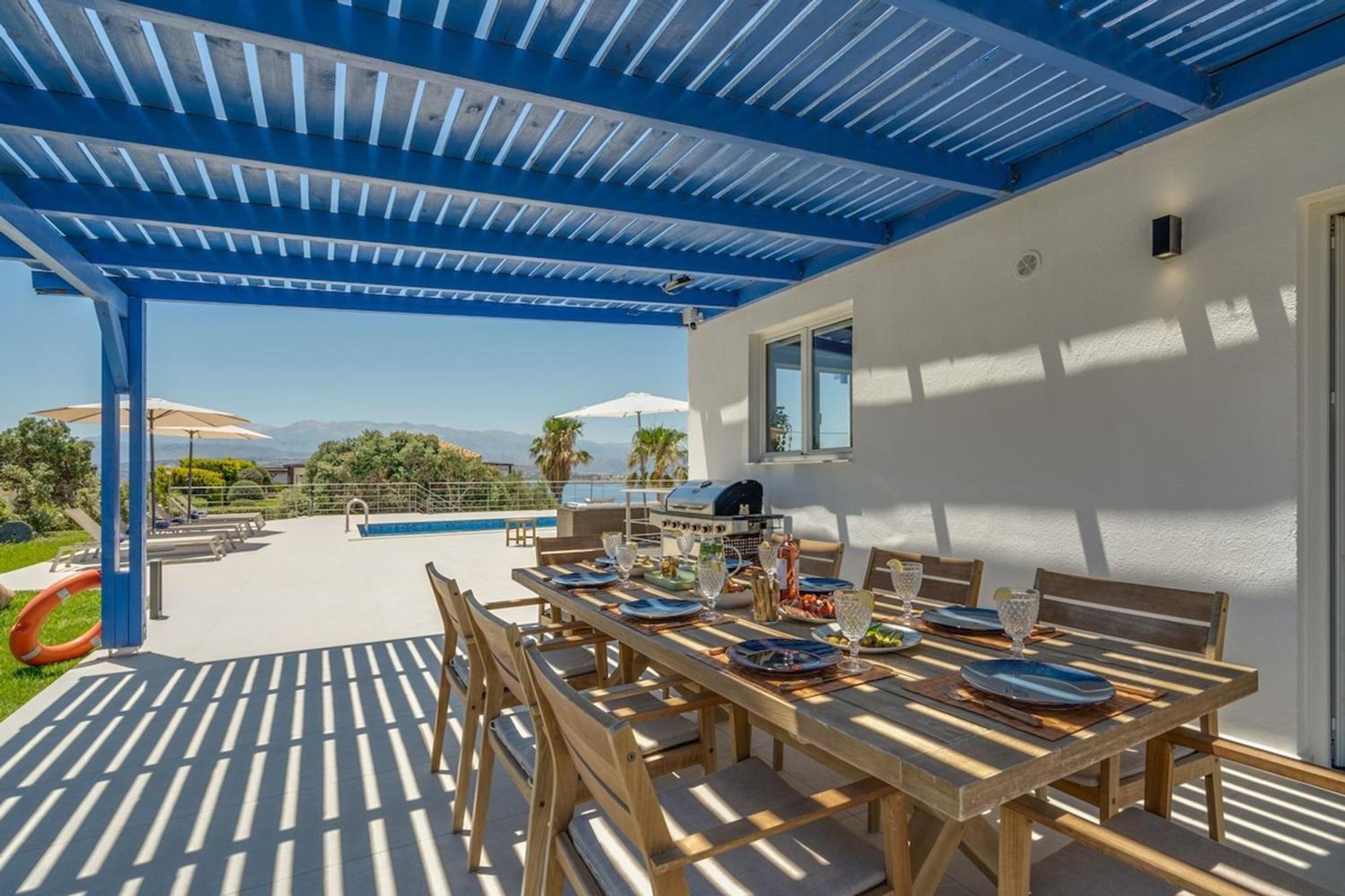 Villa Hemera Ocean View Private Heated Pool 克拉法吉亚 外观 照片