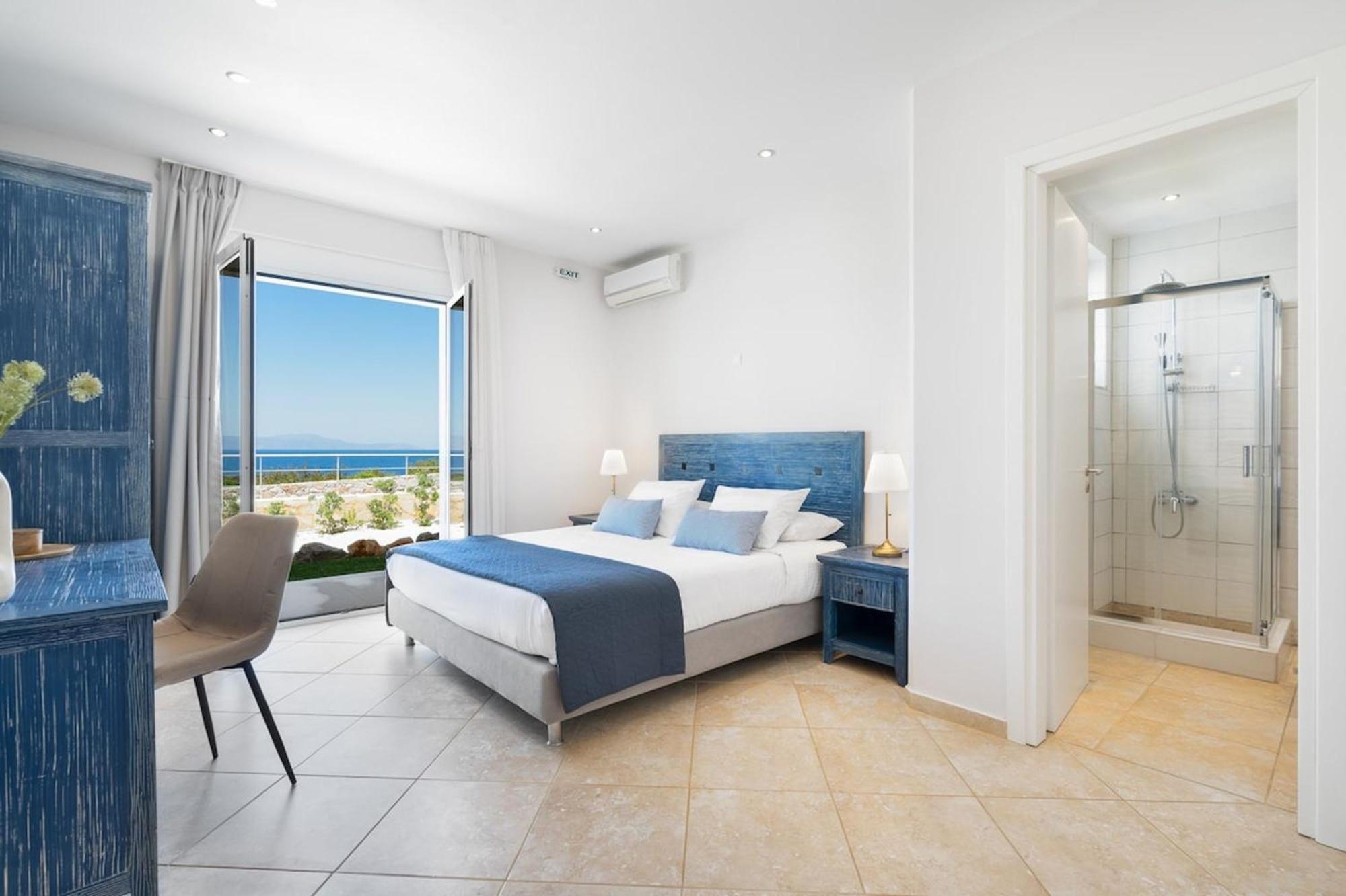 Villa Hemera Ocean View Private Heated Pool 克拉法吉亚 外观 照片