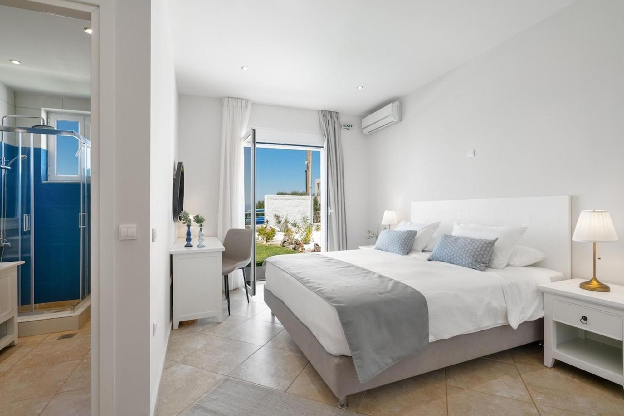 Villa Hemera Ocean View Private Heated Pool 克拉法吉亚 外观 照片