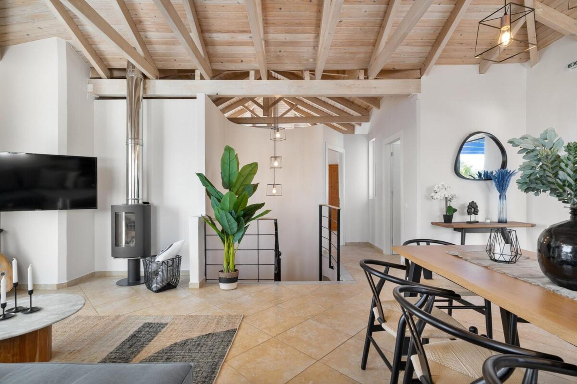 Villa Hemera Ocean View Private Heated Pool 克拉法吉亚 外观 照片