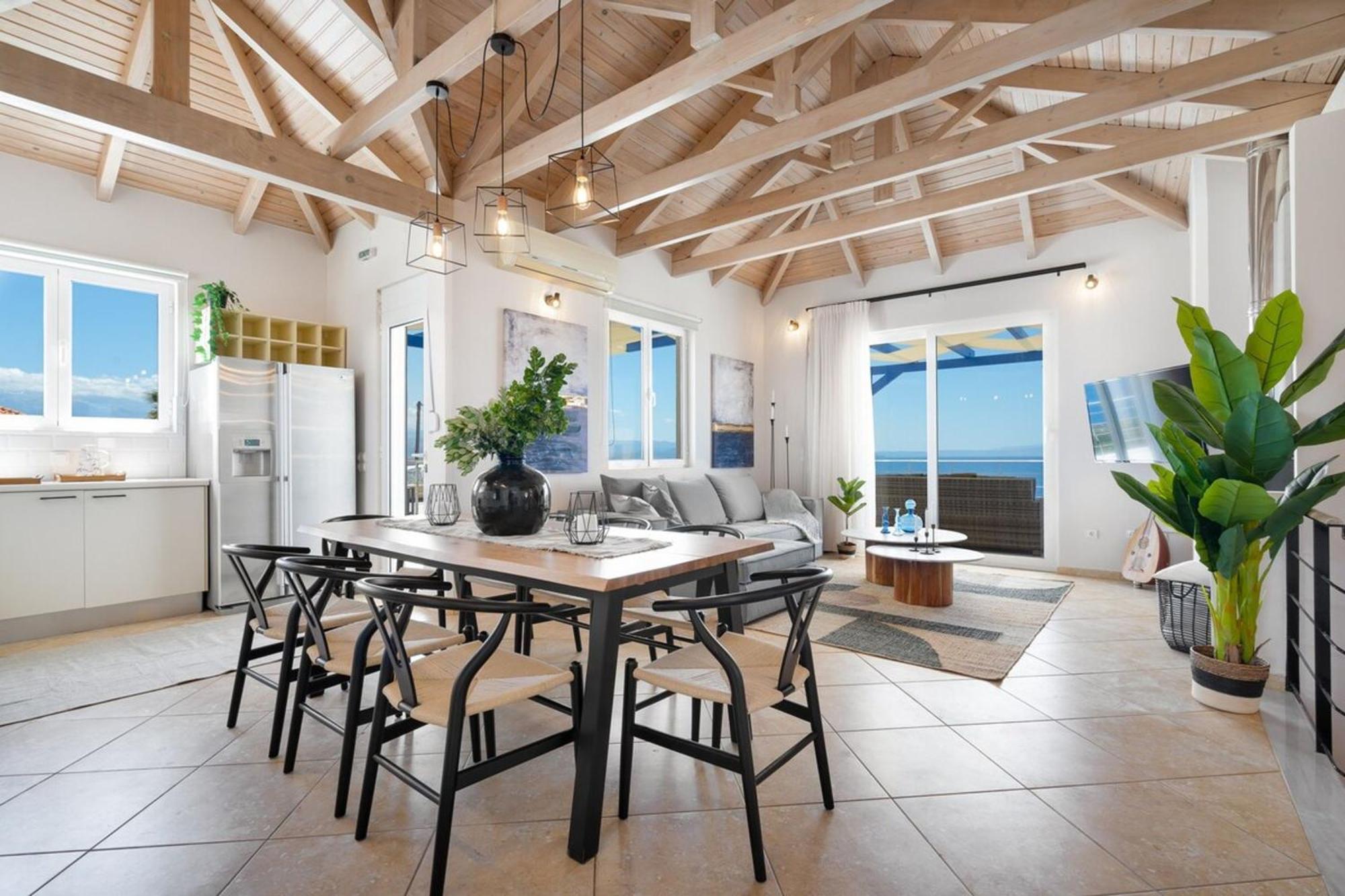 Villa Hemera Ocean View Private Heated Pool 克拉法吉亚 外观 照片